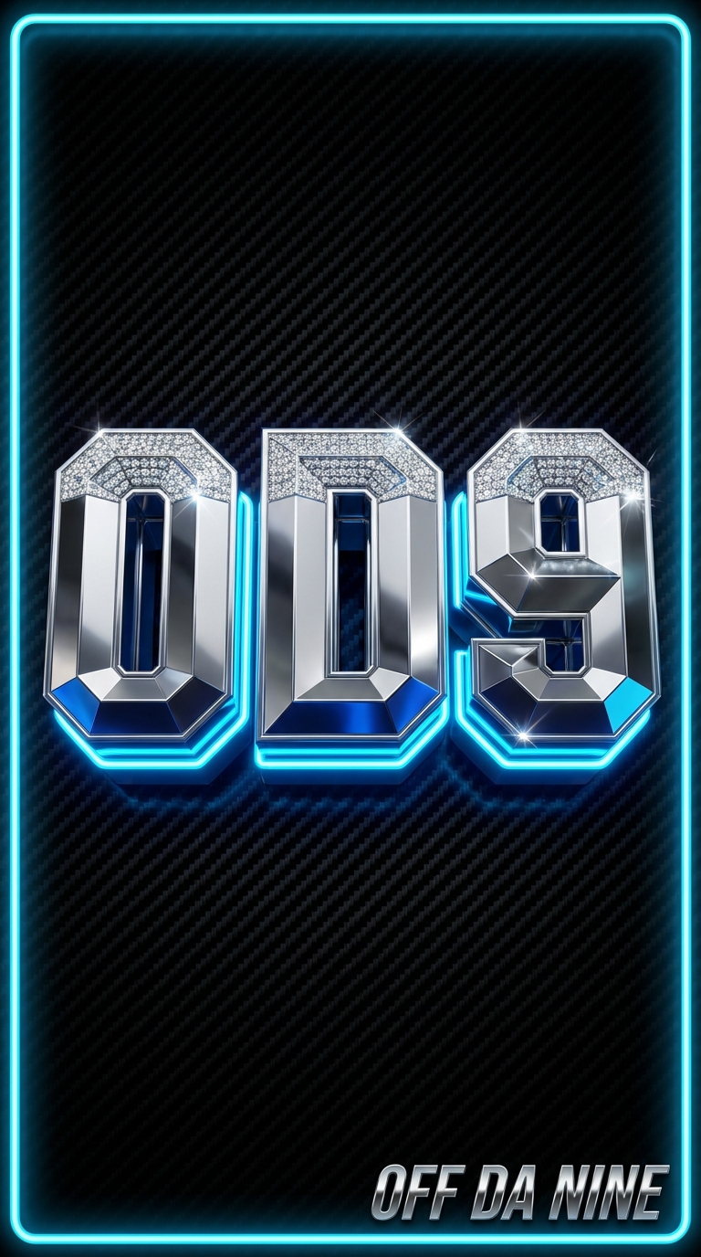 OD9 Wallpaper - Diamond Chrome Logo