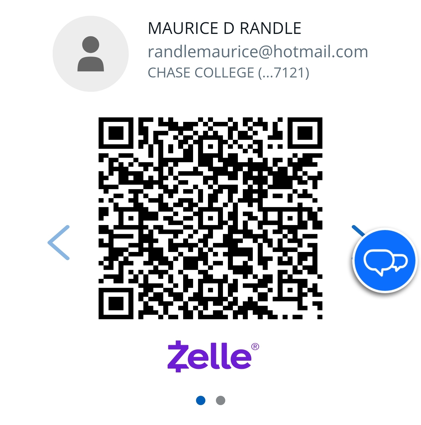 Zelle QR Code